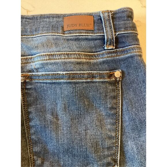 Judy Blue Abbey Relaxed Fit Sz 13/31 (14) Stretch Vintage Wash - Picture 6 of 10